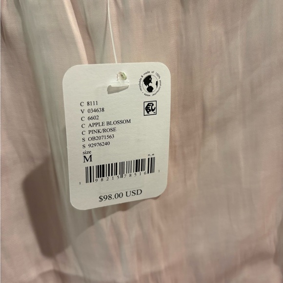 🆕 FREE PEOPLE Arabella Blouse in Blush - Picture 9 of 11